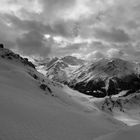 Schneebedeckte Gipfel um Mt. Fort, Schweiz