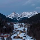 Schneebedeckter Berg