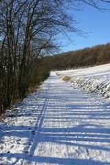 Schneebedeckter Weg