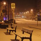 Schneebedecktes Bayreuth