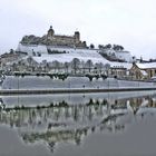 Schneebelagerung auf der Festung