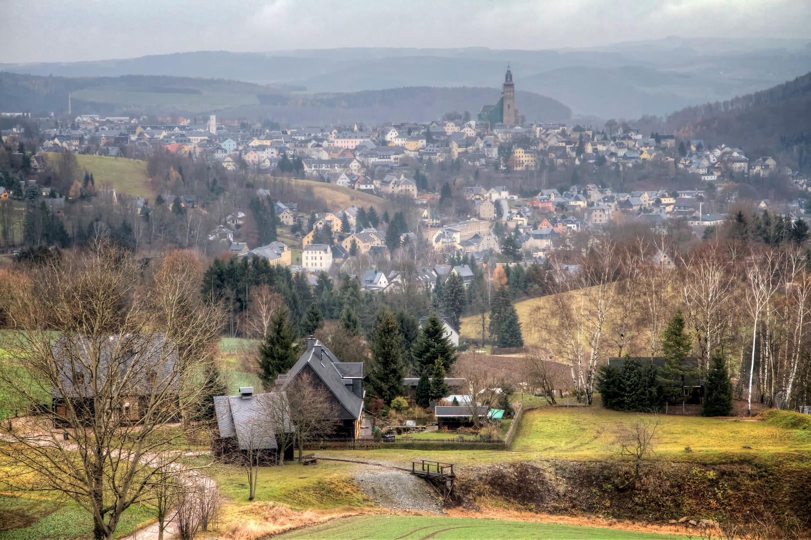 Schneeberg am tag