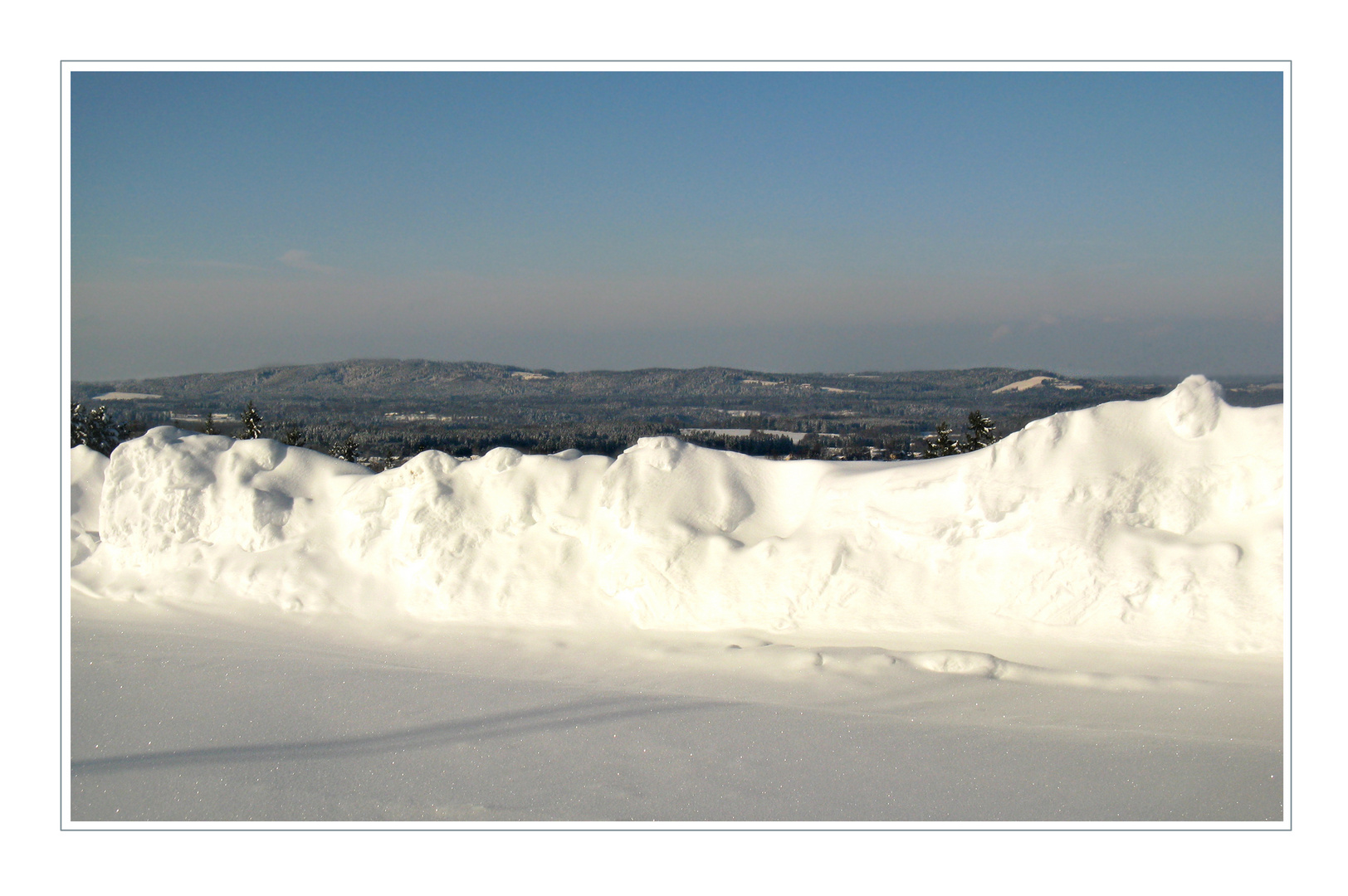 Schneeberg auf den Bergen ...