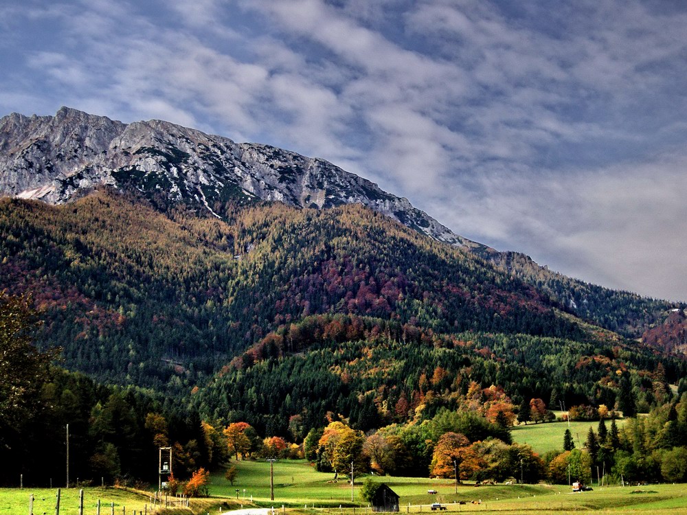 Schneeberg im Herbst