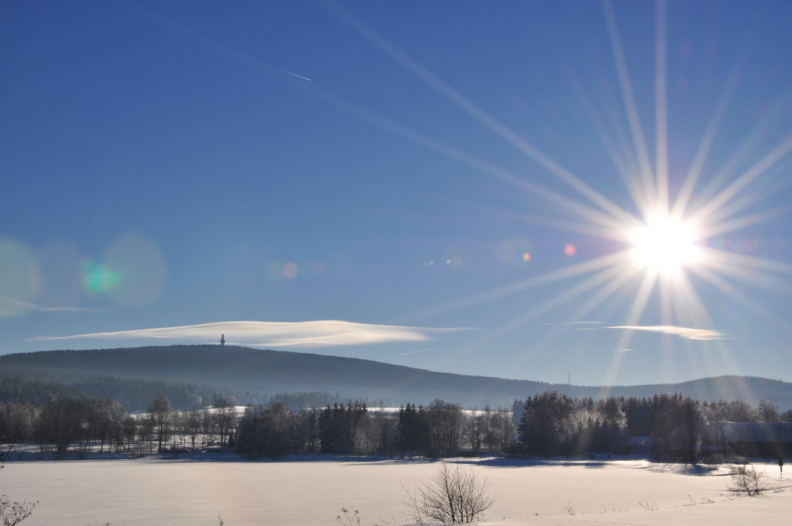 Schneeberg - Ochsenkopf - Sonne