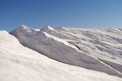 Schneeberge in der Wüste