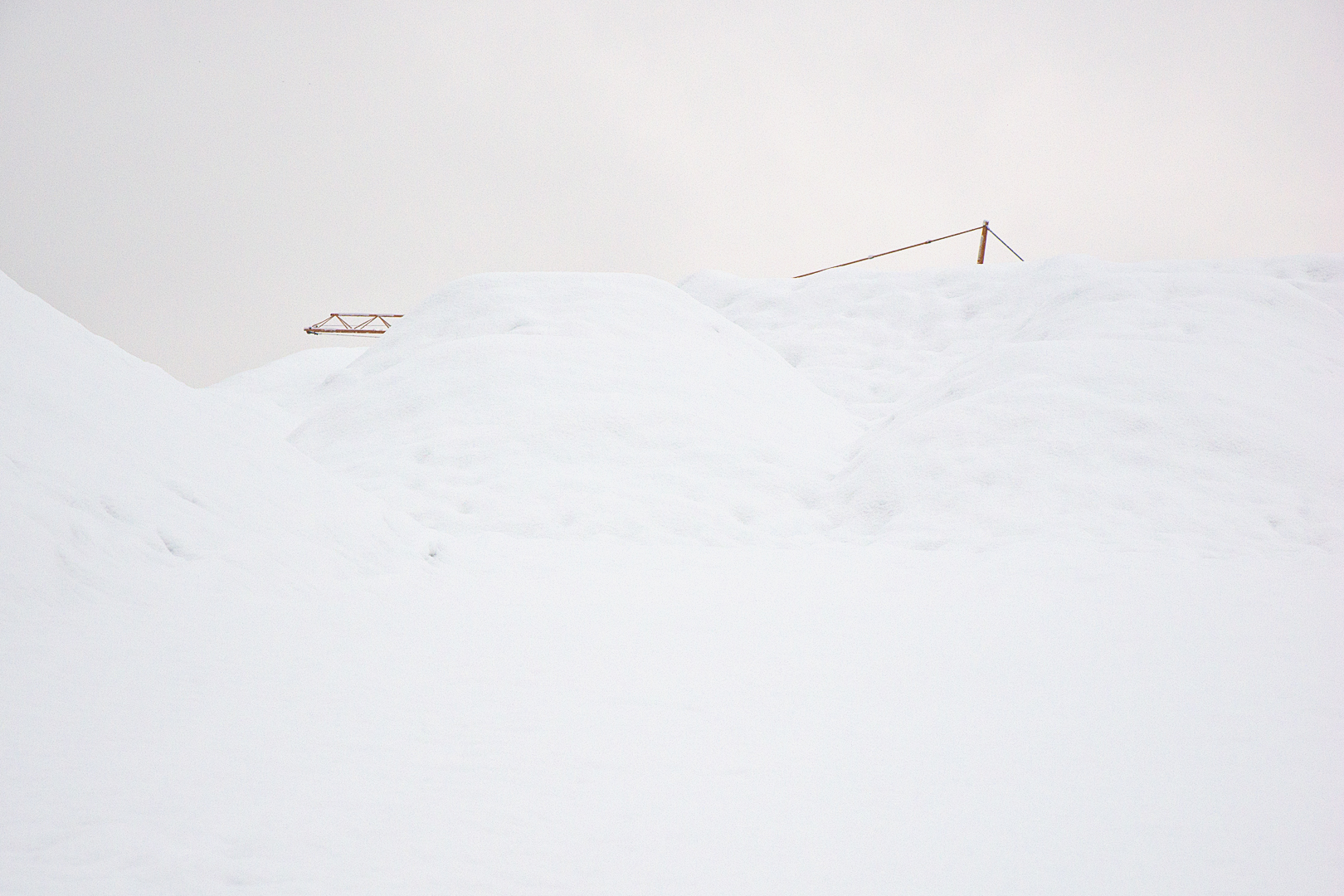 Schneeberge in Köln