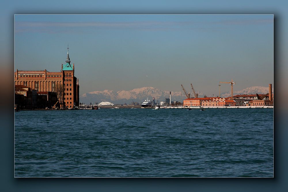 Schneeberge in Venedig