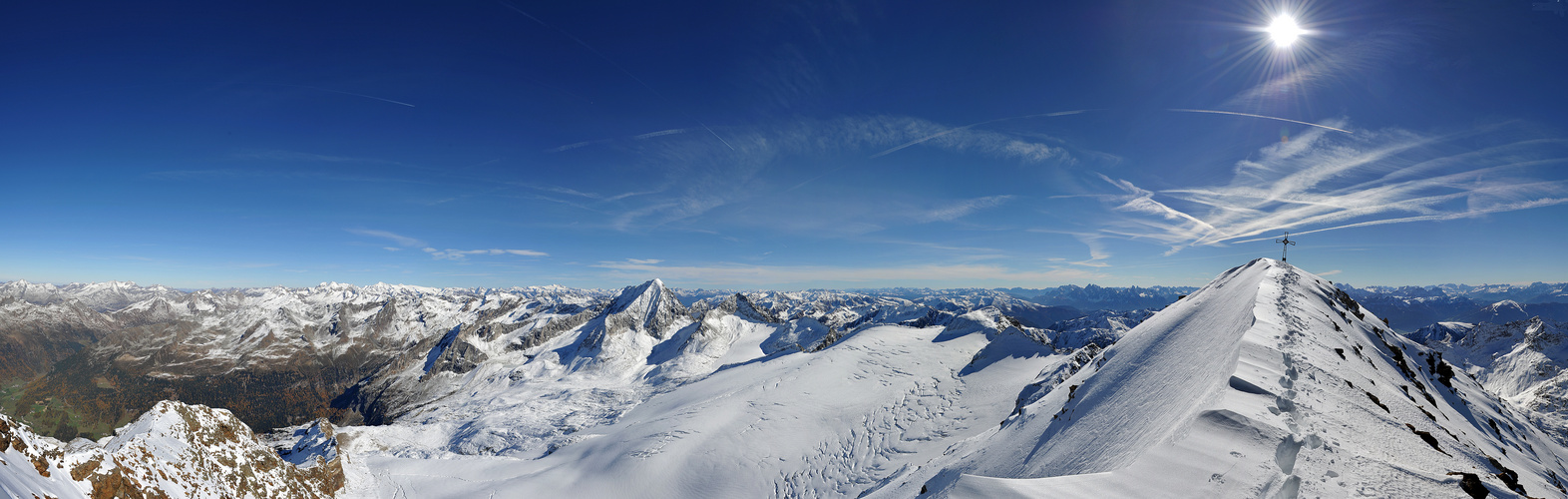 Schneebiger Nock- Panorama