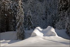 Schneebrücke