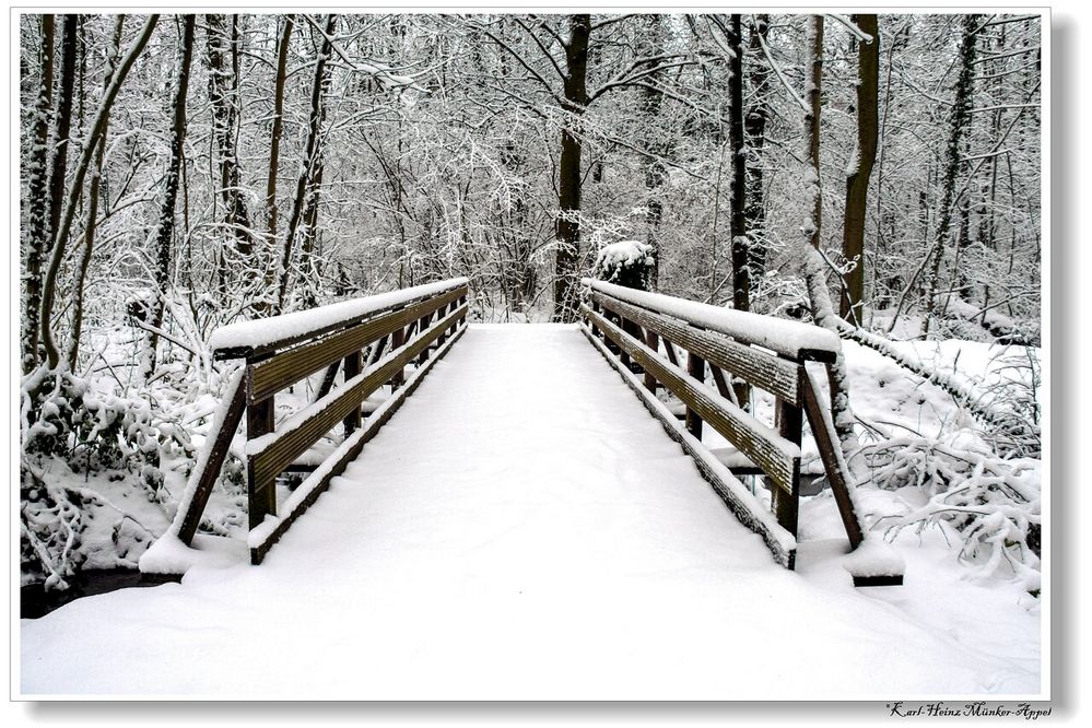 Schneebrücke