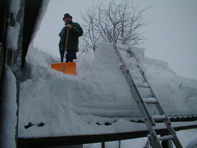 Schneechaos im Bayerischen Wald