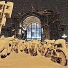 Schneechaos in Nürnberg