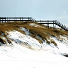 Schneedecke über Sylt