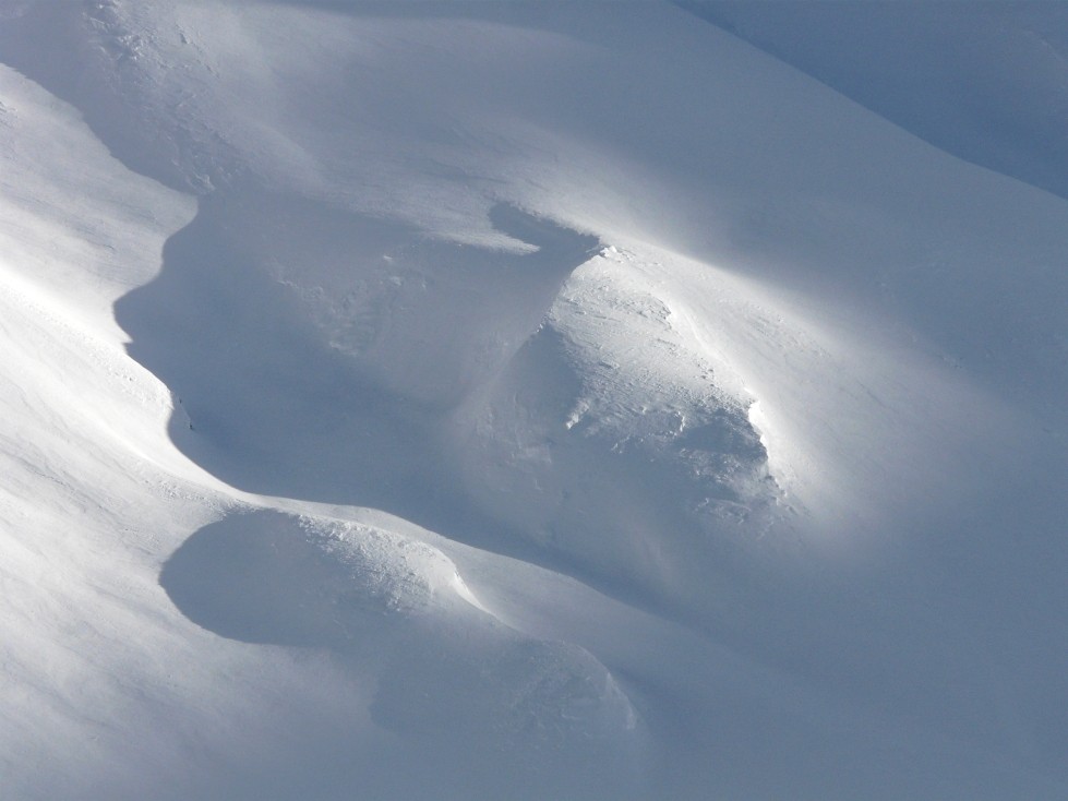 Schneedünen in der Eiswüste