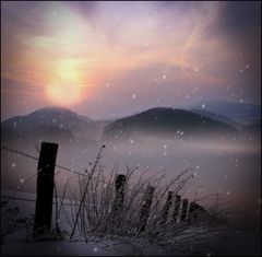Schneefall....