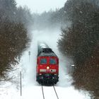 Schneefall an der KBS 945