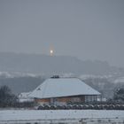 Schneefall auf Hiddensee