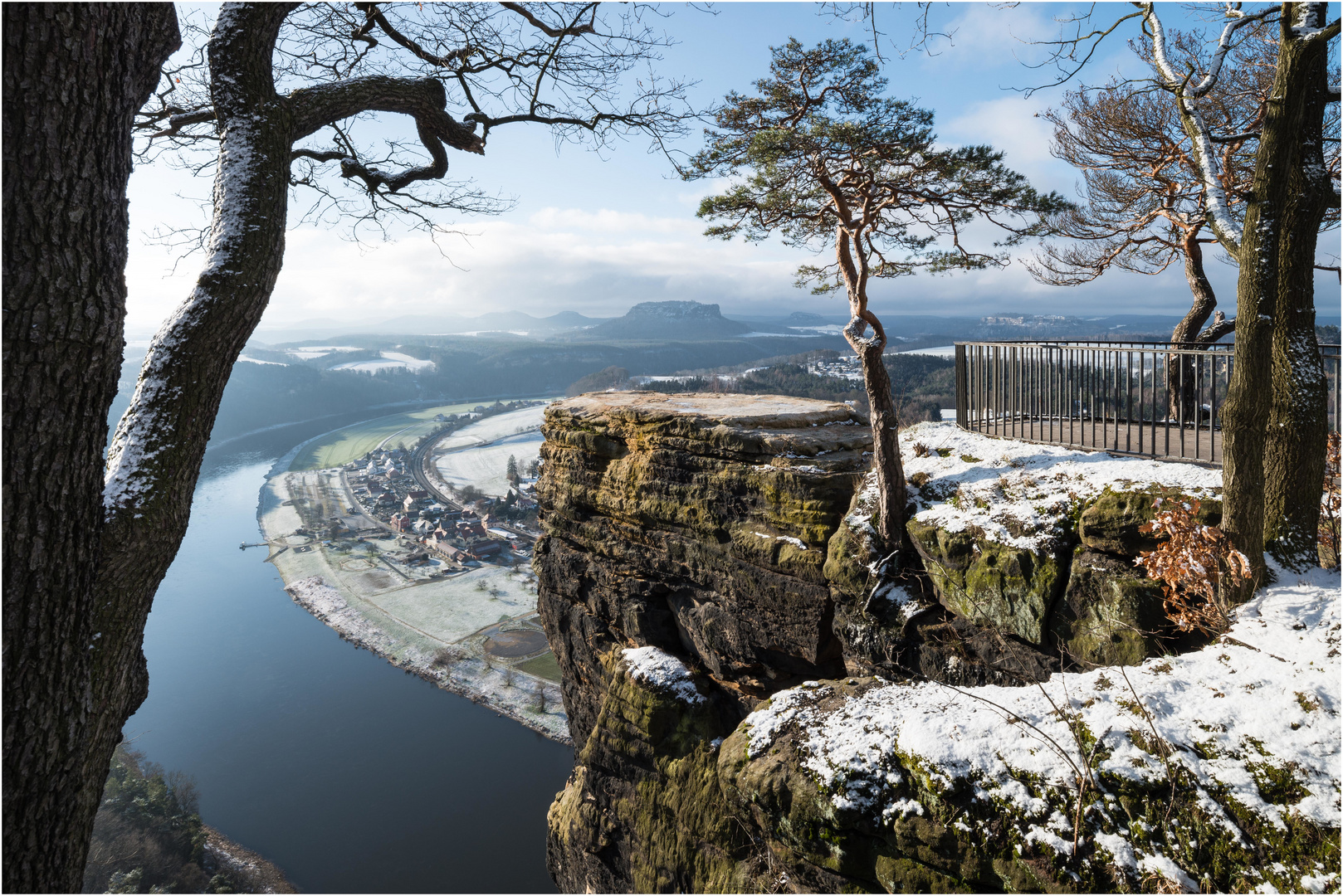 Schneefall im März