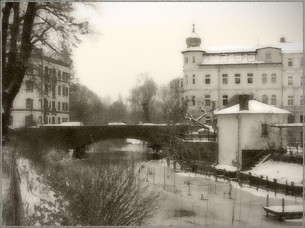 Schneefall in Brandenburg...