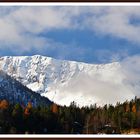 Schneefall in den Alpen