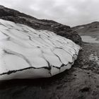 Schneefeld in Hardangervidda, Norwegen