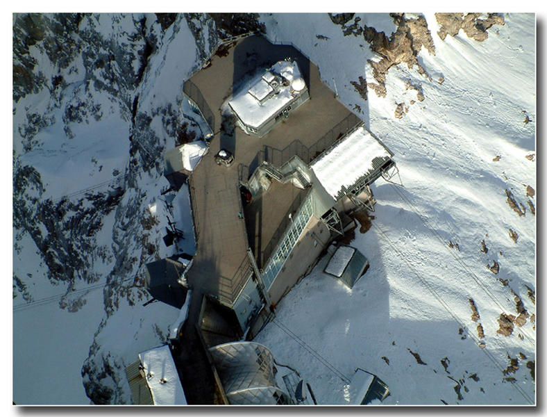 Schneefernerhaus (Zugspitze) von oben