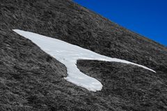 Schneefleck in Serfaus