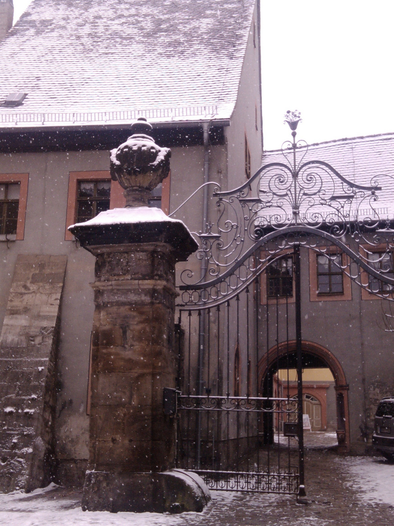 Schneeflocken in Weimar