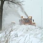 Schneefräse auf Unimog 1000