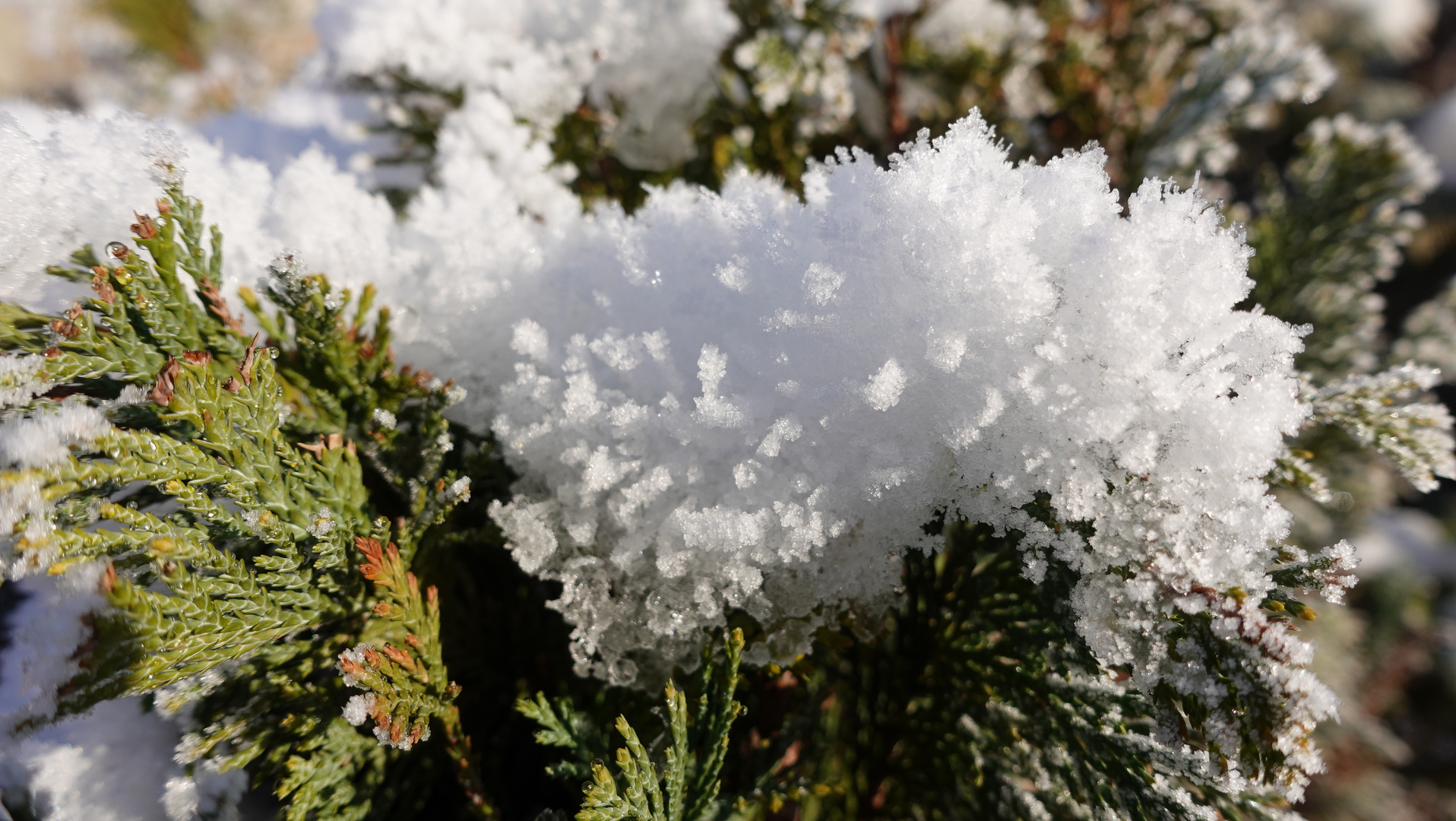 Schneegebilde