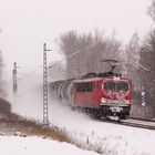 Schneegestöber!