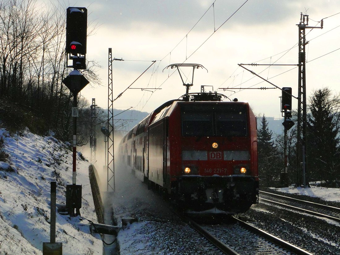 "Schneegestöber", Gingen a.d. Fils, 16.12.2010