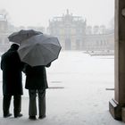 Schneegestöber im Zwinger