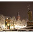 Schneegestöber in Siegburg