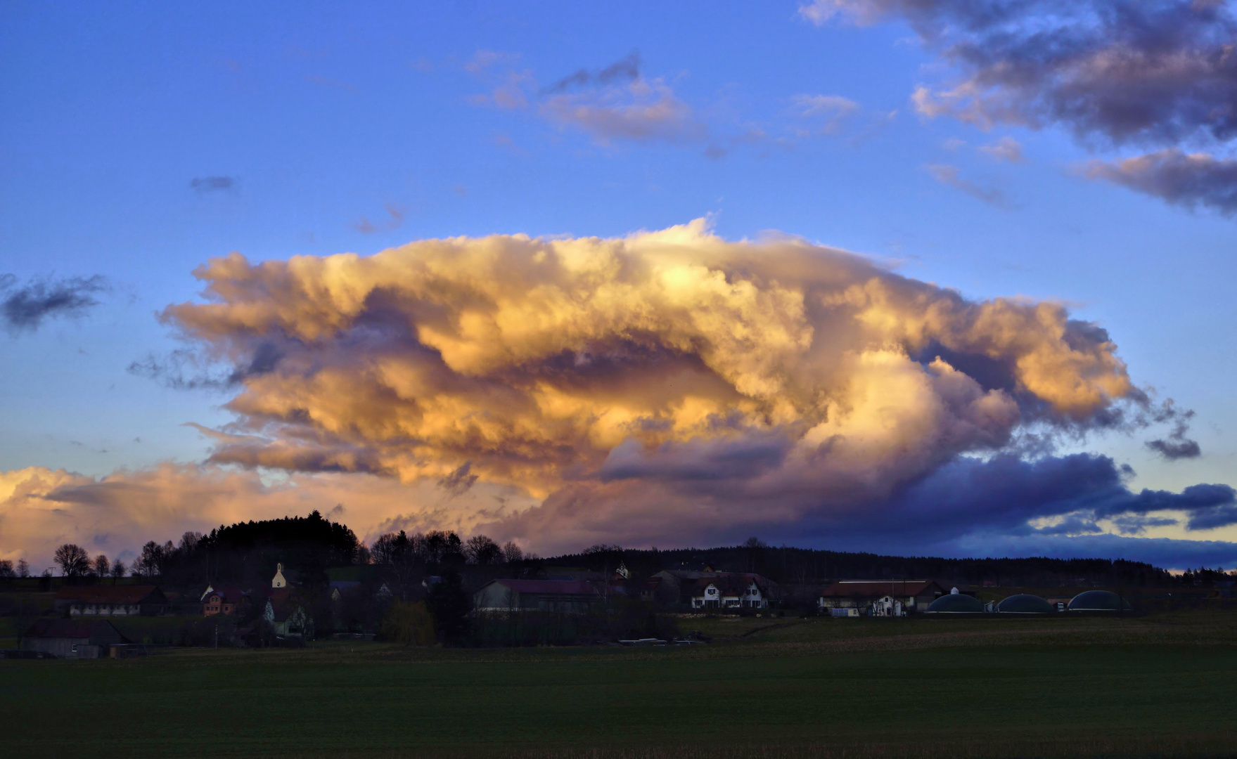 Schneegestöber Wolke