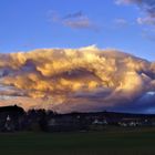 Schneegestöber Wolke