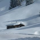 Schneehütte am Spitzingsee