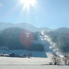 Schneekanonen im Allgäu