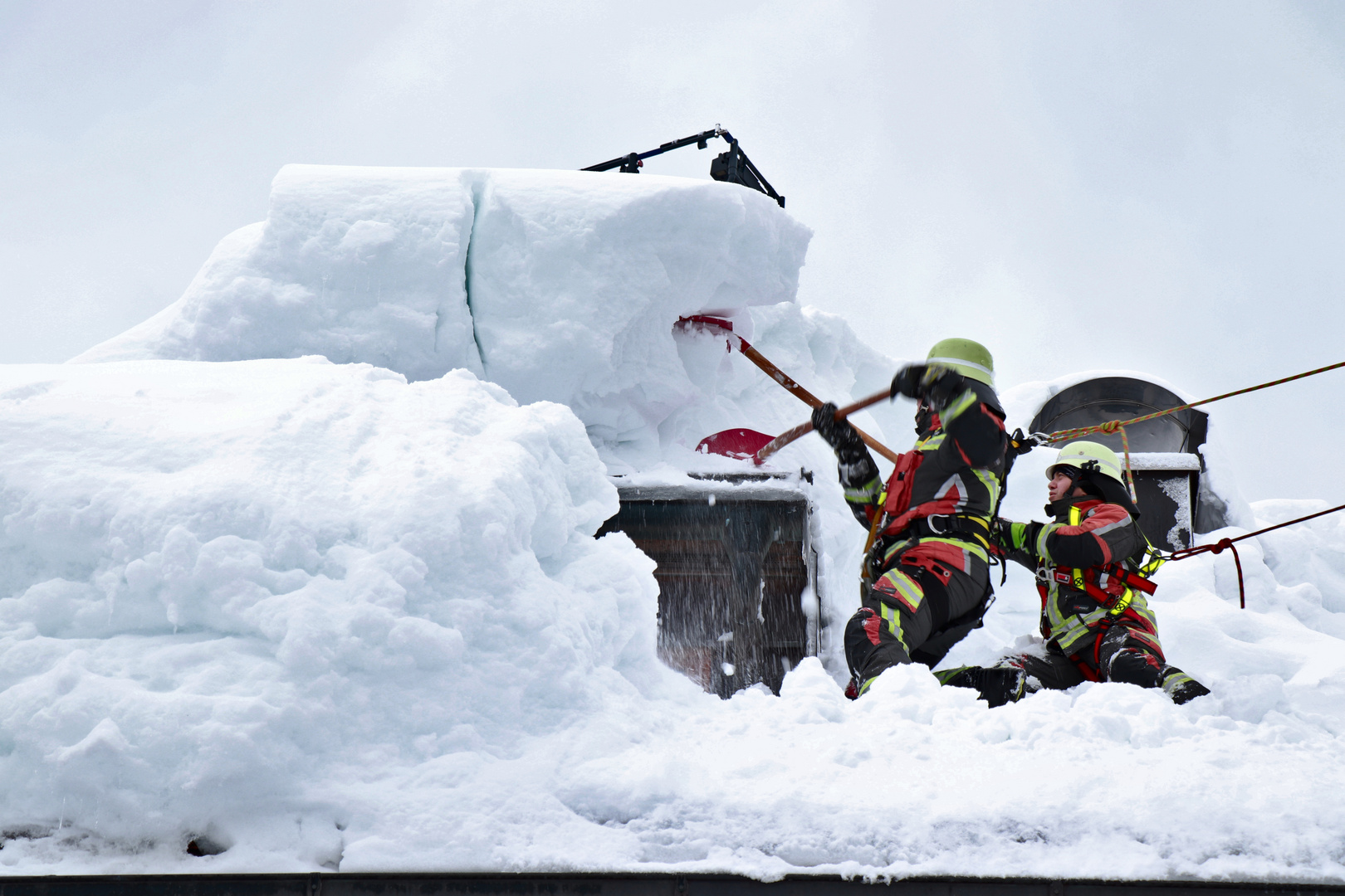 Schneekatastrophe in Miesbach 2019