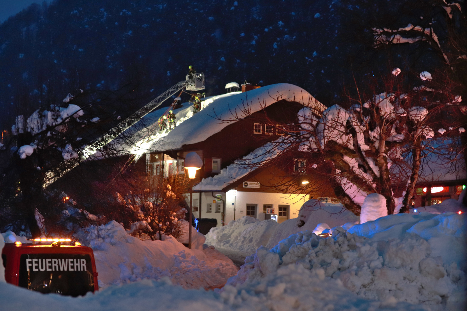 Schneekatastrophe in Miesbach 2019