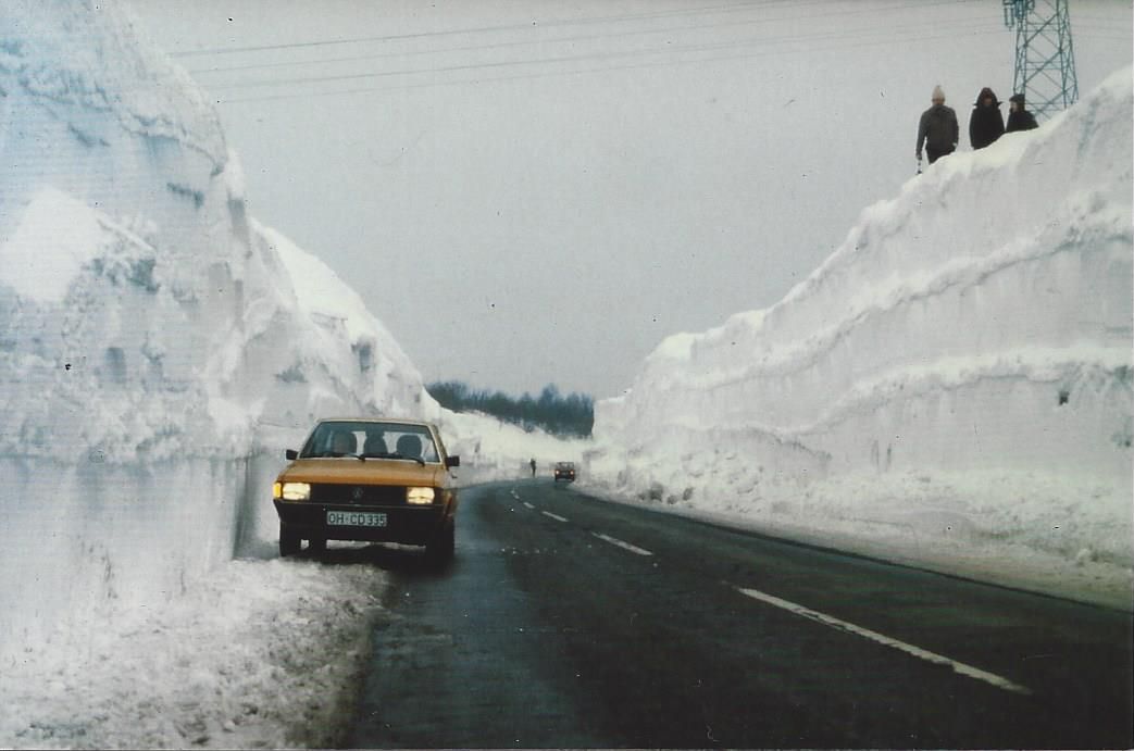 Schneekatastrophe Schleswig Holstein 1978/79 Foto &amp; Bild winter