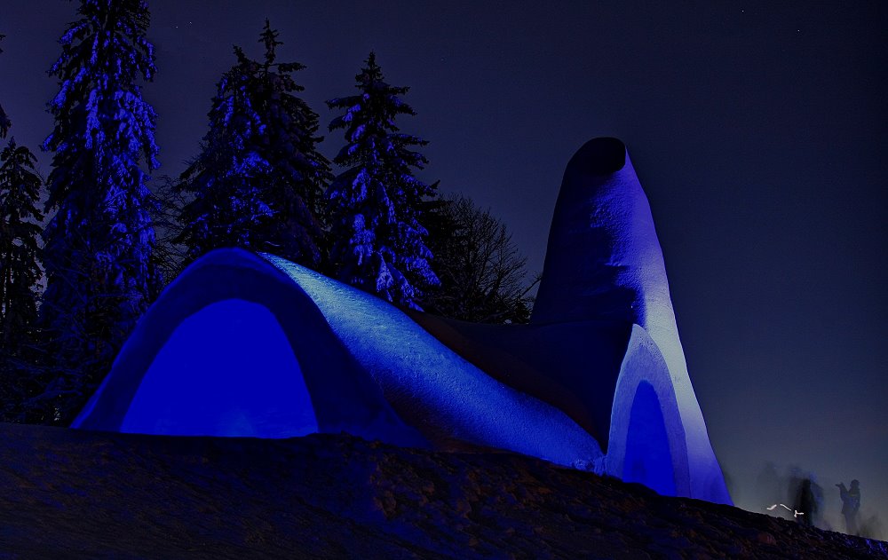 Schneekirche im Bayerischen Wald