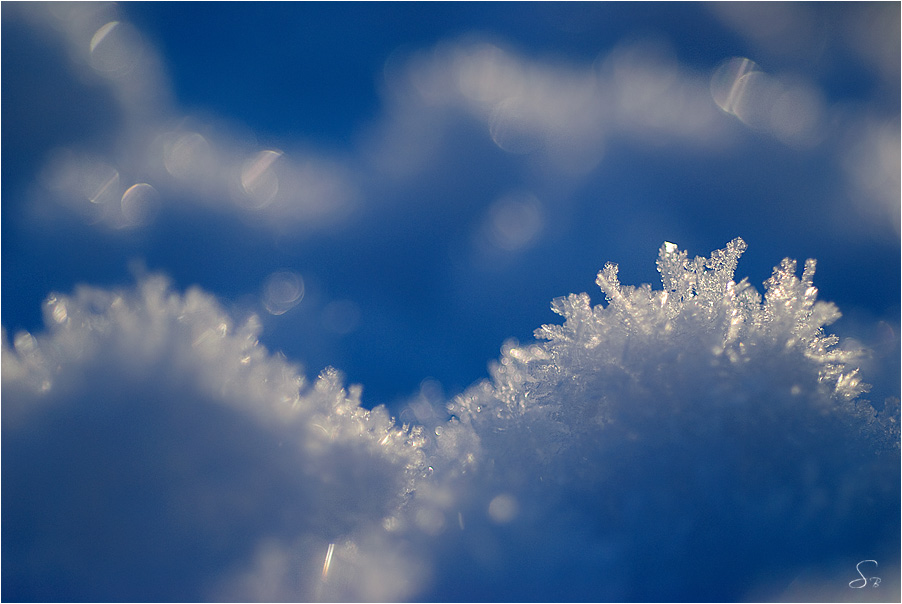 Schneekristalle ... Foto &amp; Bild | jahreszeiten, winter, natur Bilder ...