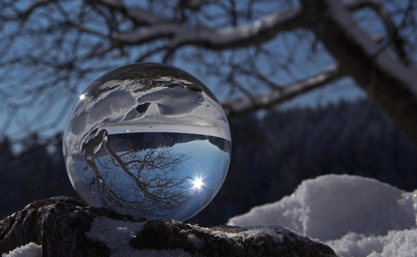 Schneekugel Foto & Bild | sonstiges, natur und technik, glas Bilder auf