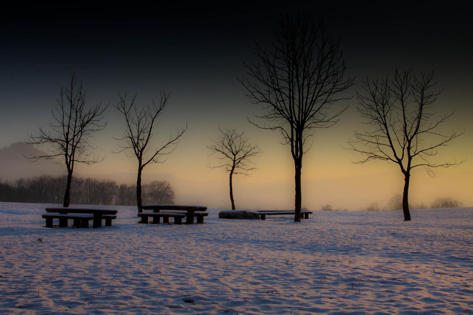 Schneelandschaft