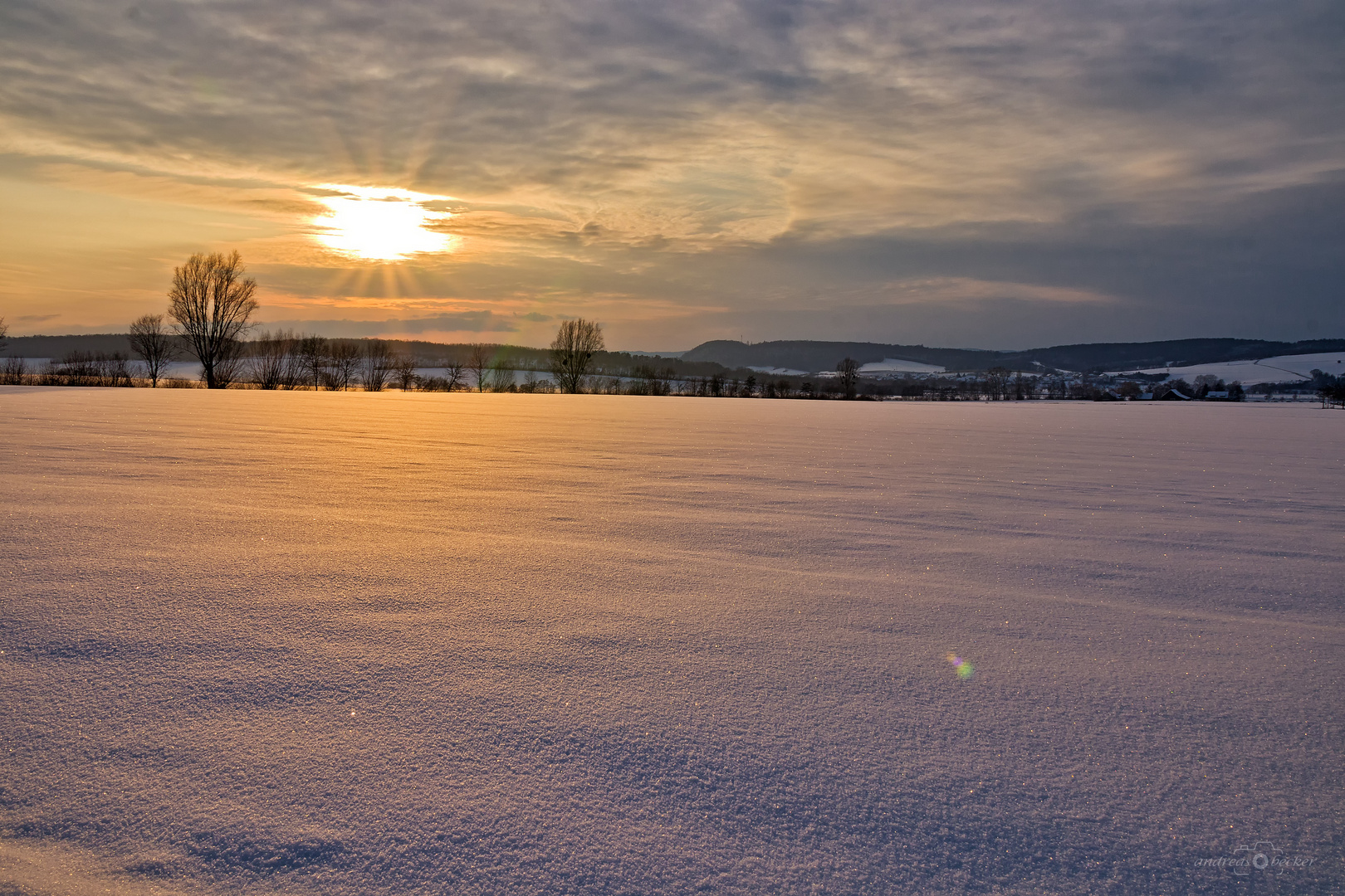 Schneelandschaft ...