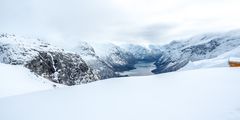 Schneelandschaft bei Loen