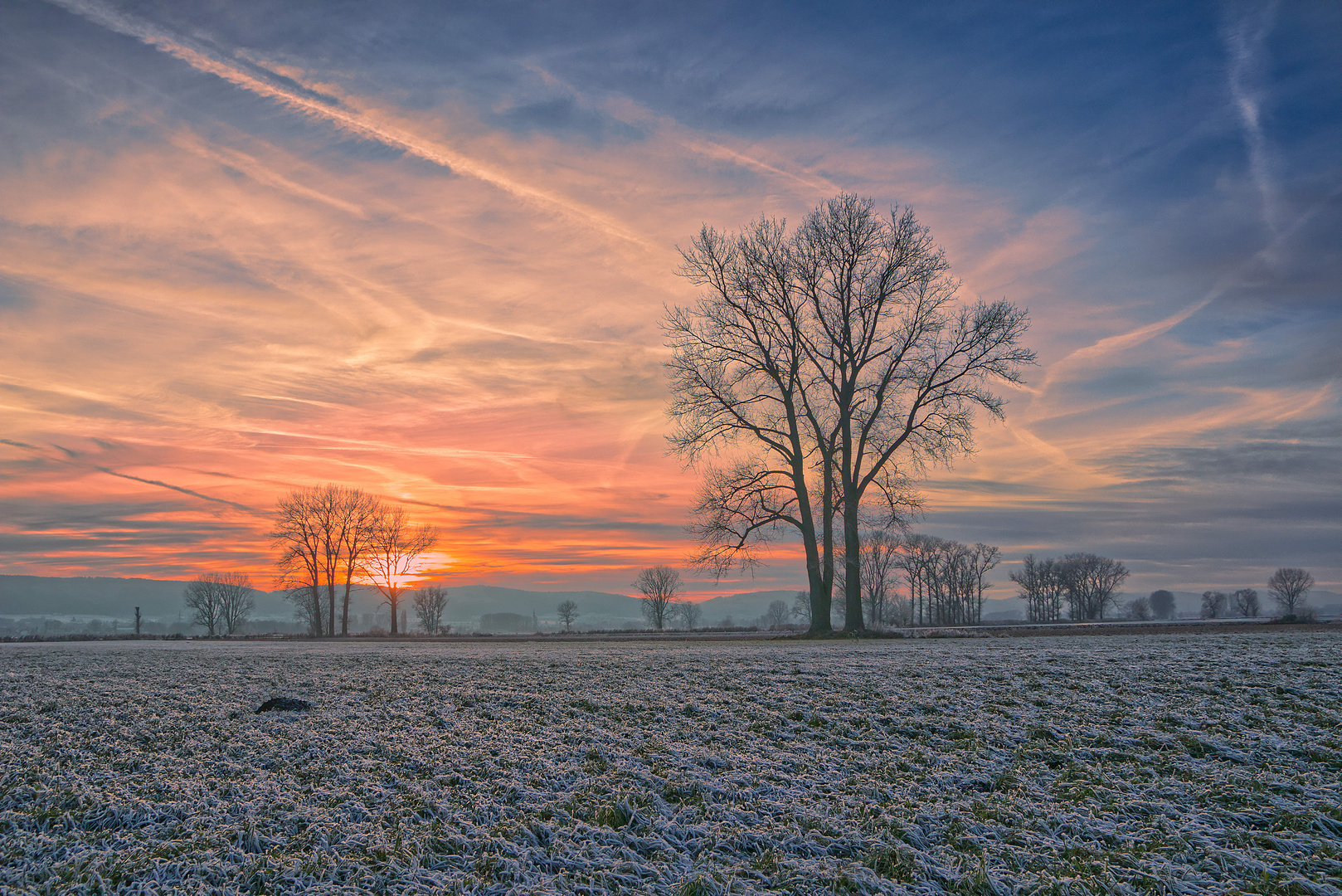 Schneelandschaft bei Minden