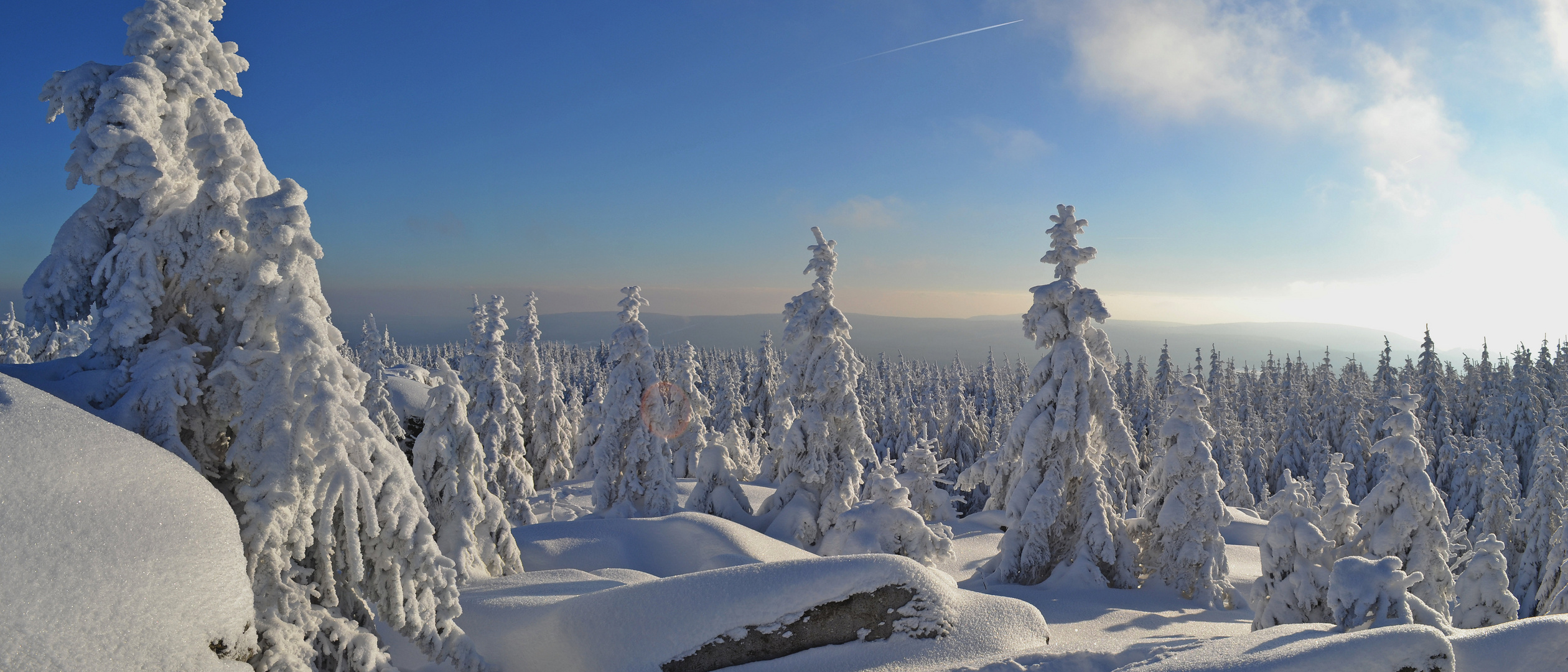 Schneelandschaft Fichtelgebirge